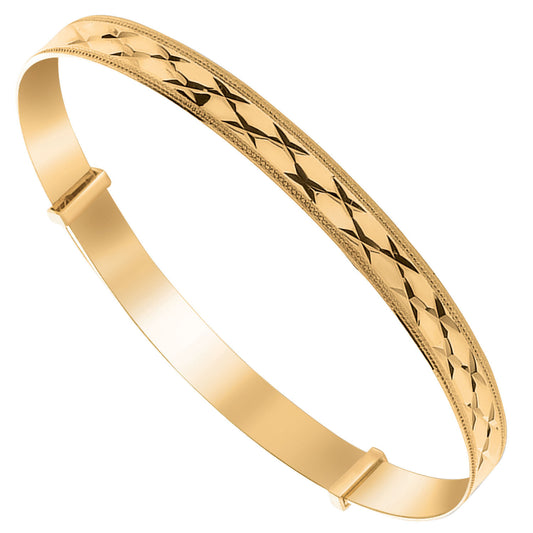 Y/G D/C Expandable Slave 5mm Bangle