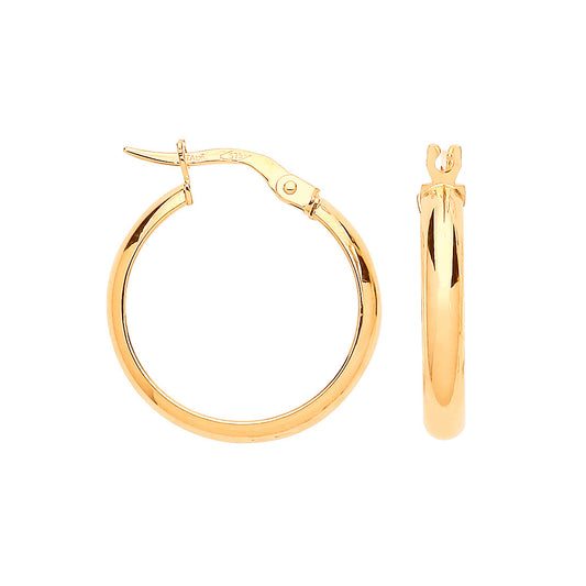 Y/G 20mm Hoop Earrings
