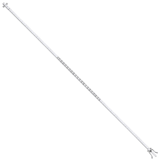 9ct White gold half eternity 0.33ct tennis bracelet