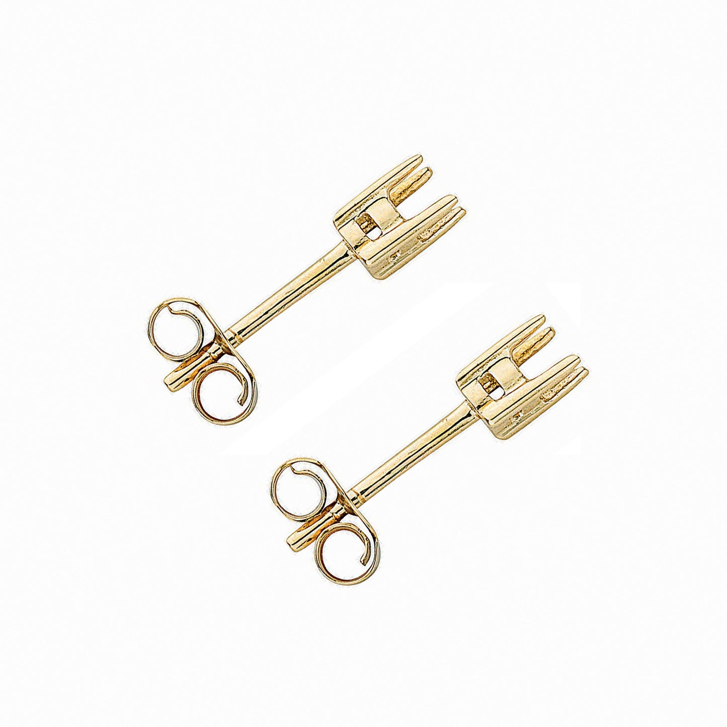 9ct Y/G Earrings Mount 0.20ctw