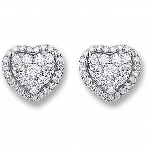 18ct White Gold 0.45ct Diamond Studs