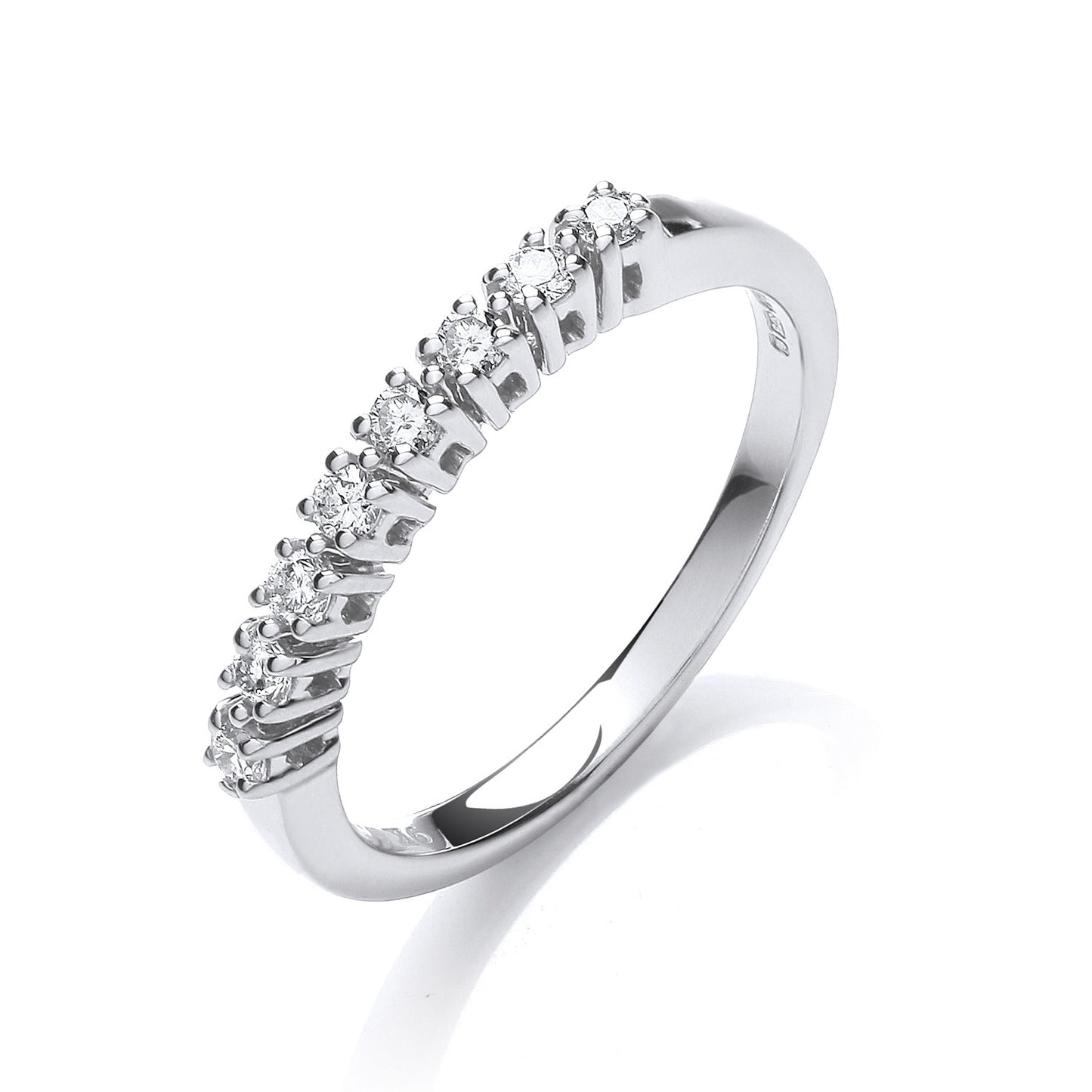 9ct W/G 0.20ct Diamond Eternity Ring