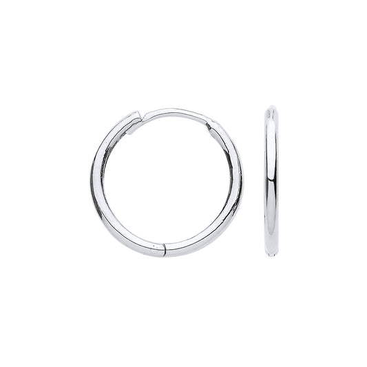 W/G 14mm Plain Hinged Huggies