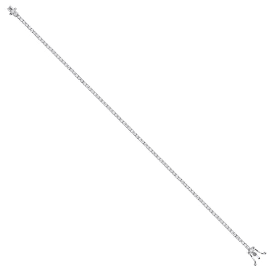 18ct White Gold 2.00ct Diamond Tennis Bracelet