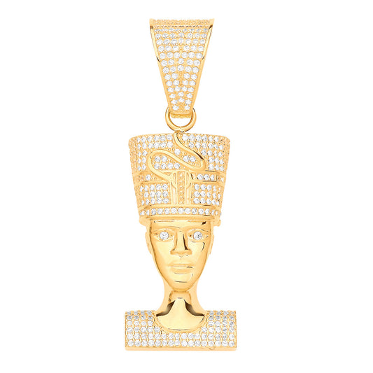 Y/G CZ Nefertiti       Pendant