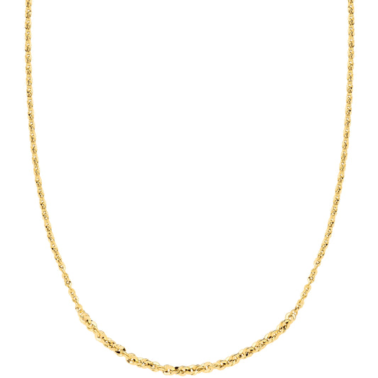 Y/G Graduated Loose Rope 18" Necklace