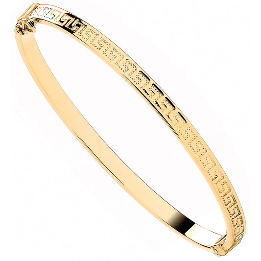Y/G Greek Key Ladies 4.2mm Bangle