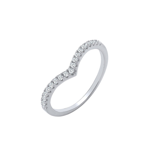 Silver Wishbone Ring