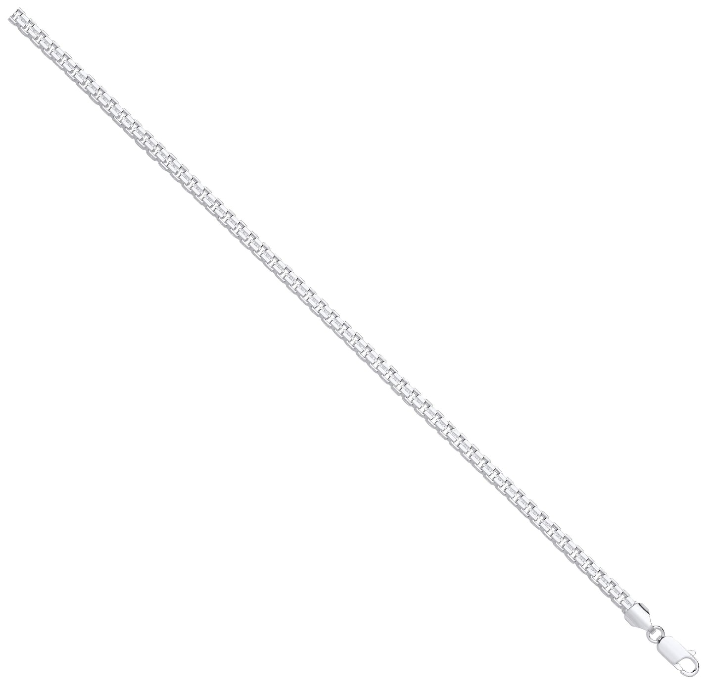 Silver 4mm Cage Chain