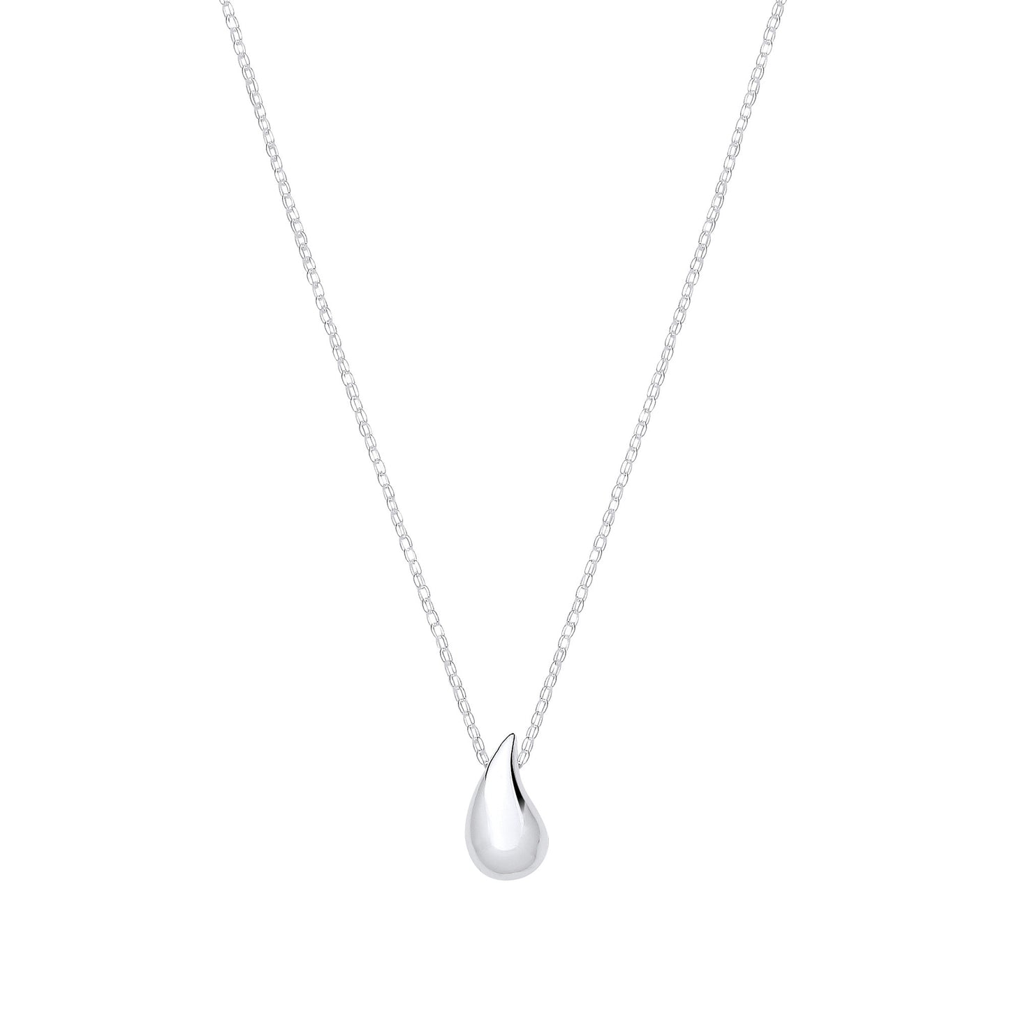 Silver Teardrop 16"