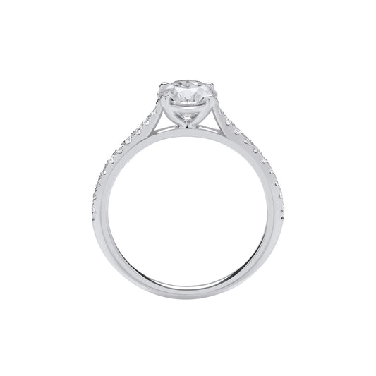 18ct White Gold 1.15ctw LAB GROWN Diamond Ring IGI Certified