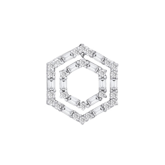 18ct White Gold 0.56ctw Pendant
