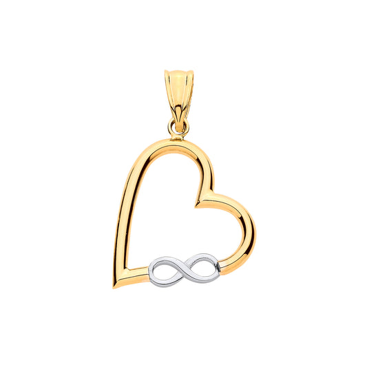 Y/G Infinity Heart Pendant