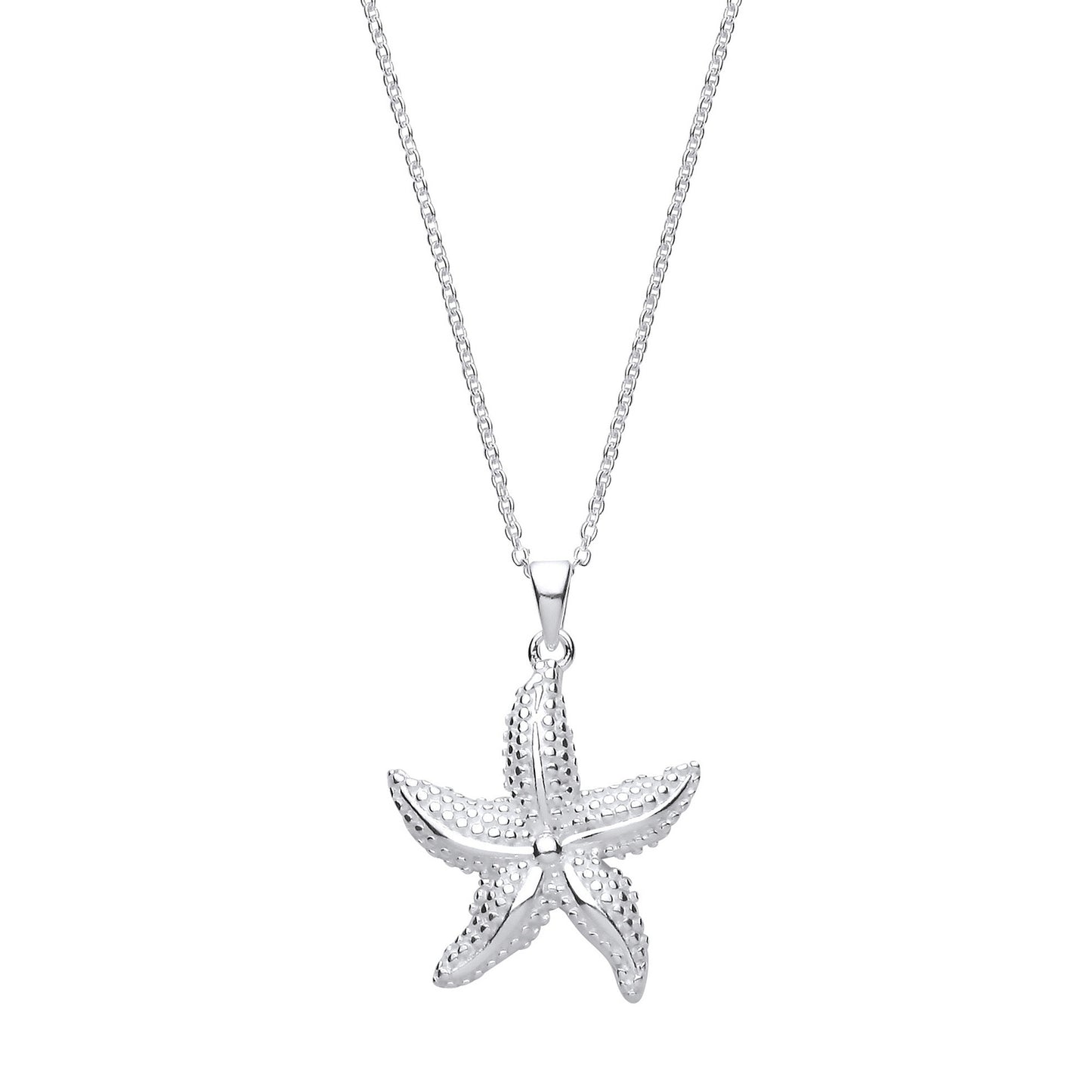 Starfish Silver Necklace