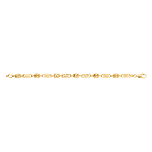 Y/G Stars & Bars Ladies Bracelet