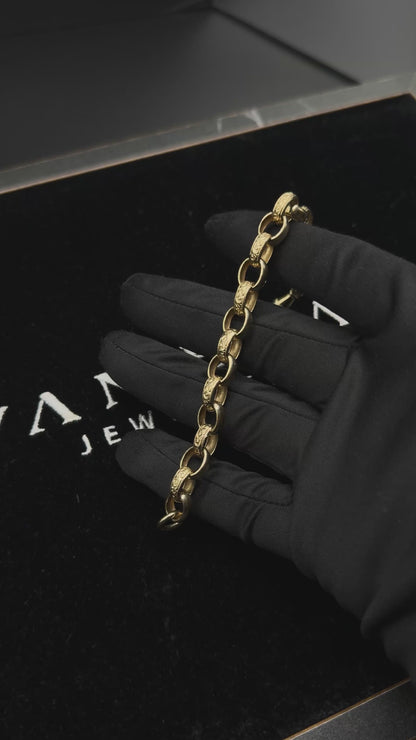 9ct Gold Kids Belcher Bracelet