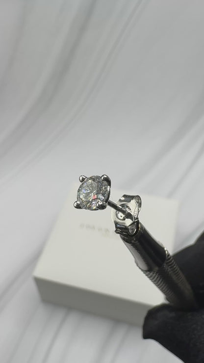 White Gold 14k LAB Diamond Studs