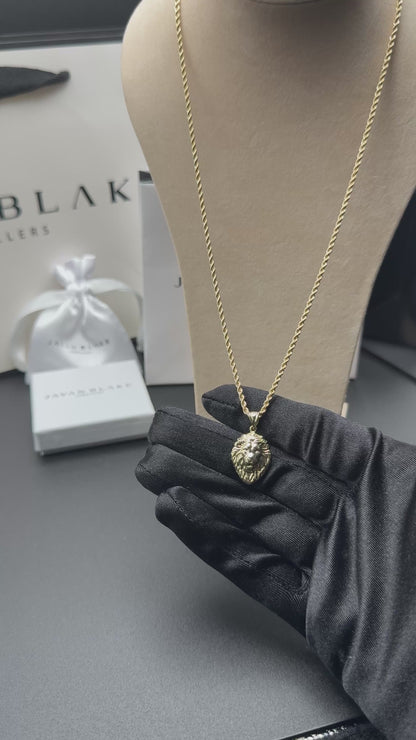 Y/G Lion Head Pendant